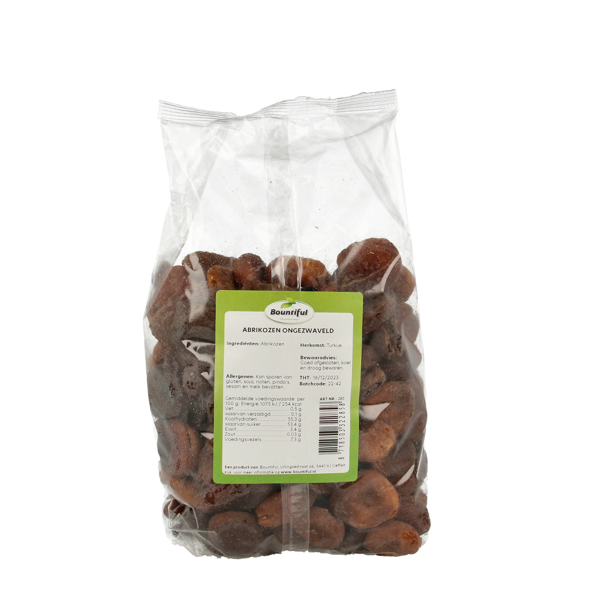 Bountiful Abrikozen ongezwaveld 1.00 Kilogram