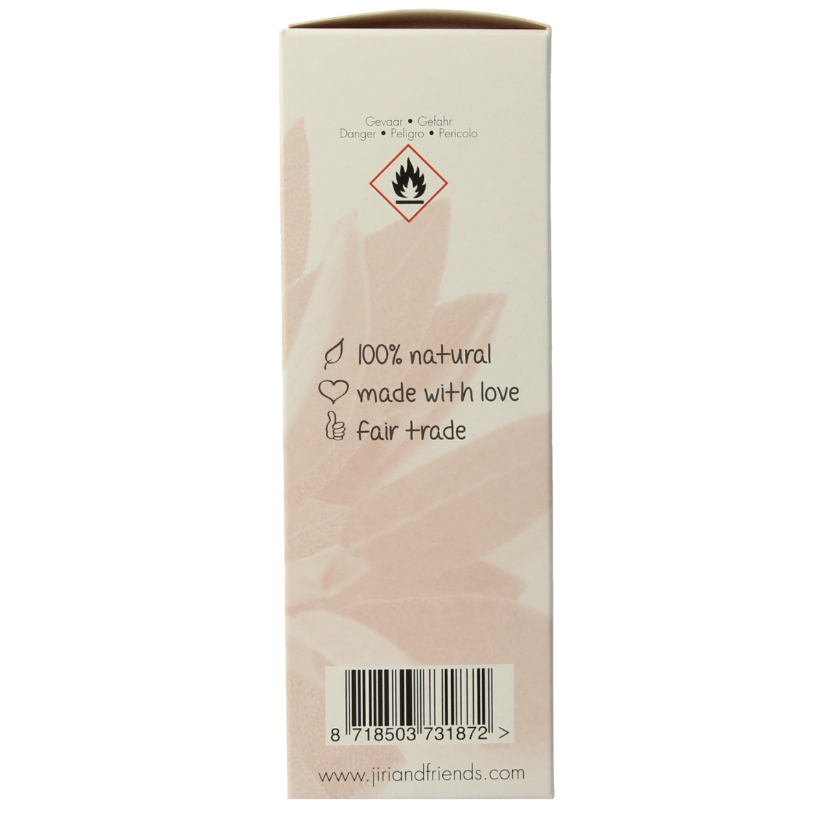 Jiri & Friends Palo Santo and White Sage aromatherapy spray bottle, 100ml Huisparfum with natural herbal scent