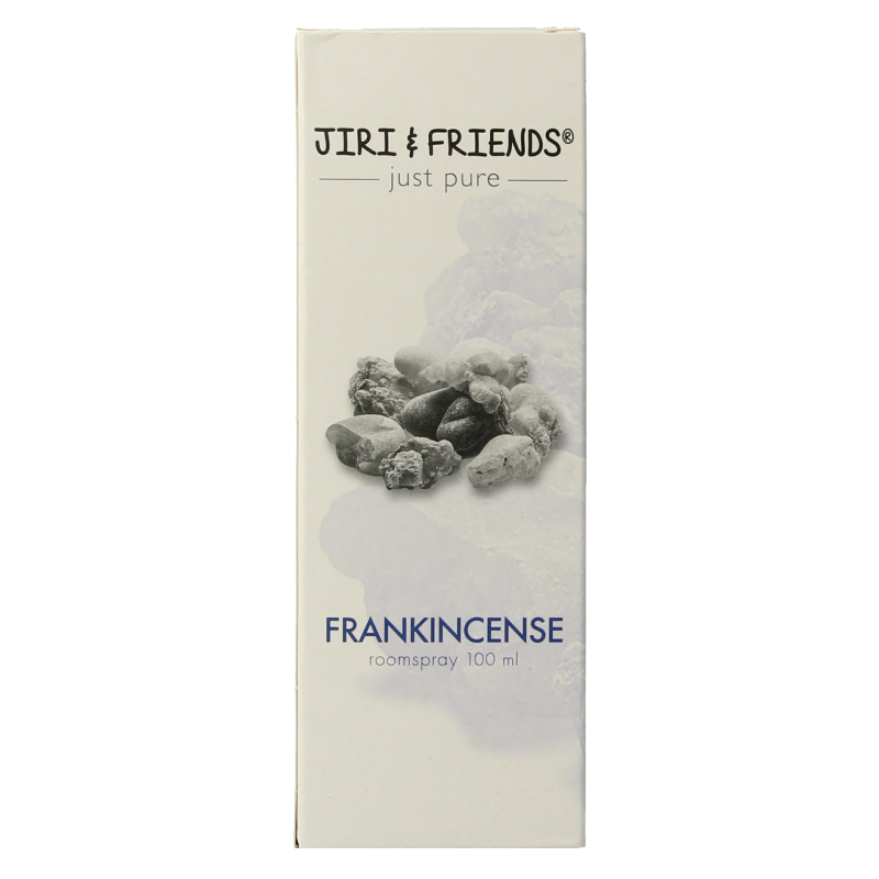 Jiri & Friends Aromatherapie spray with frankincense in a 100ml bottle, featuring natural essential oils for aromatherapy use.