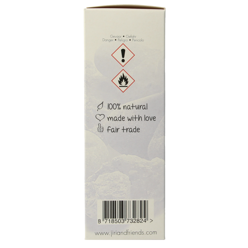 Jiri & Friends Aromatherapie spray with frankincense, 100ml, featuring a clear spray bottle and botanical label for essential oils.