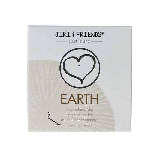 Volatile earth-themed incense holder for sticks, made of ceramic, with a rustic, textured finish perfect for aromatic incense burning.