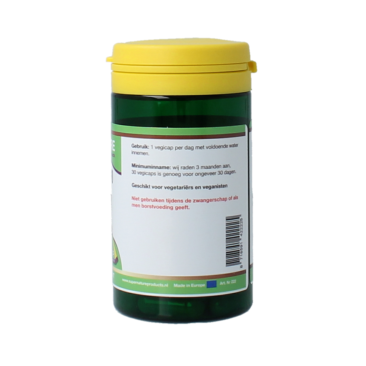 SNP Co Enzym Q10 Complex 400mg vegetarian capsules, dietary supplement with antioxidants, in a bottle.