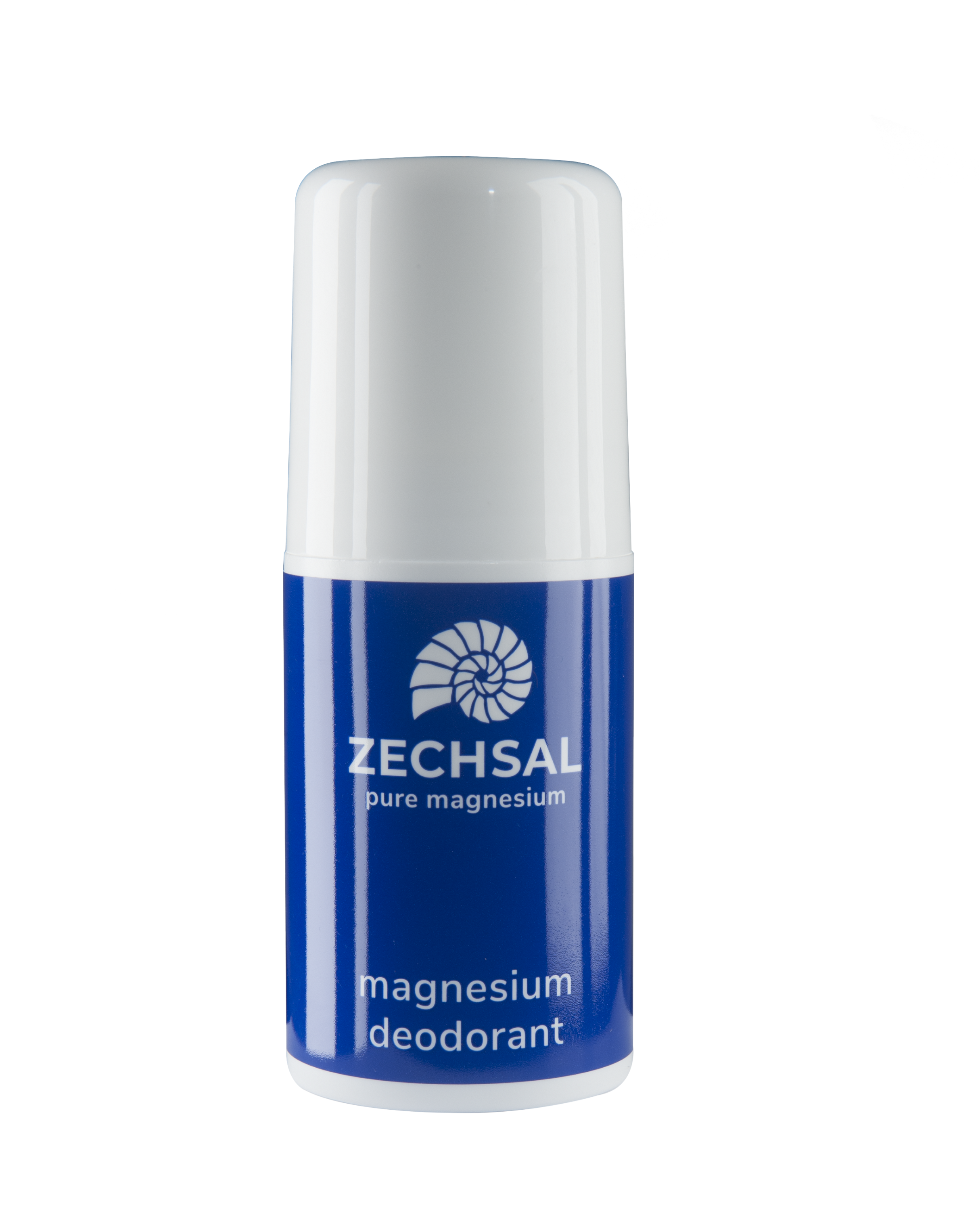 Zechsal Magnesium deodorant in 75ml container, natural deodorant stick for odor control and skin soothing.