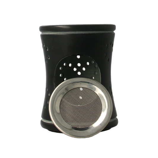 Volatile geurverspreider bloem des levens olieverdampers, 1 stuk, decorative diffuser with intricate floral design.