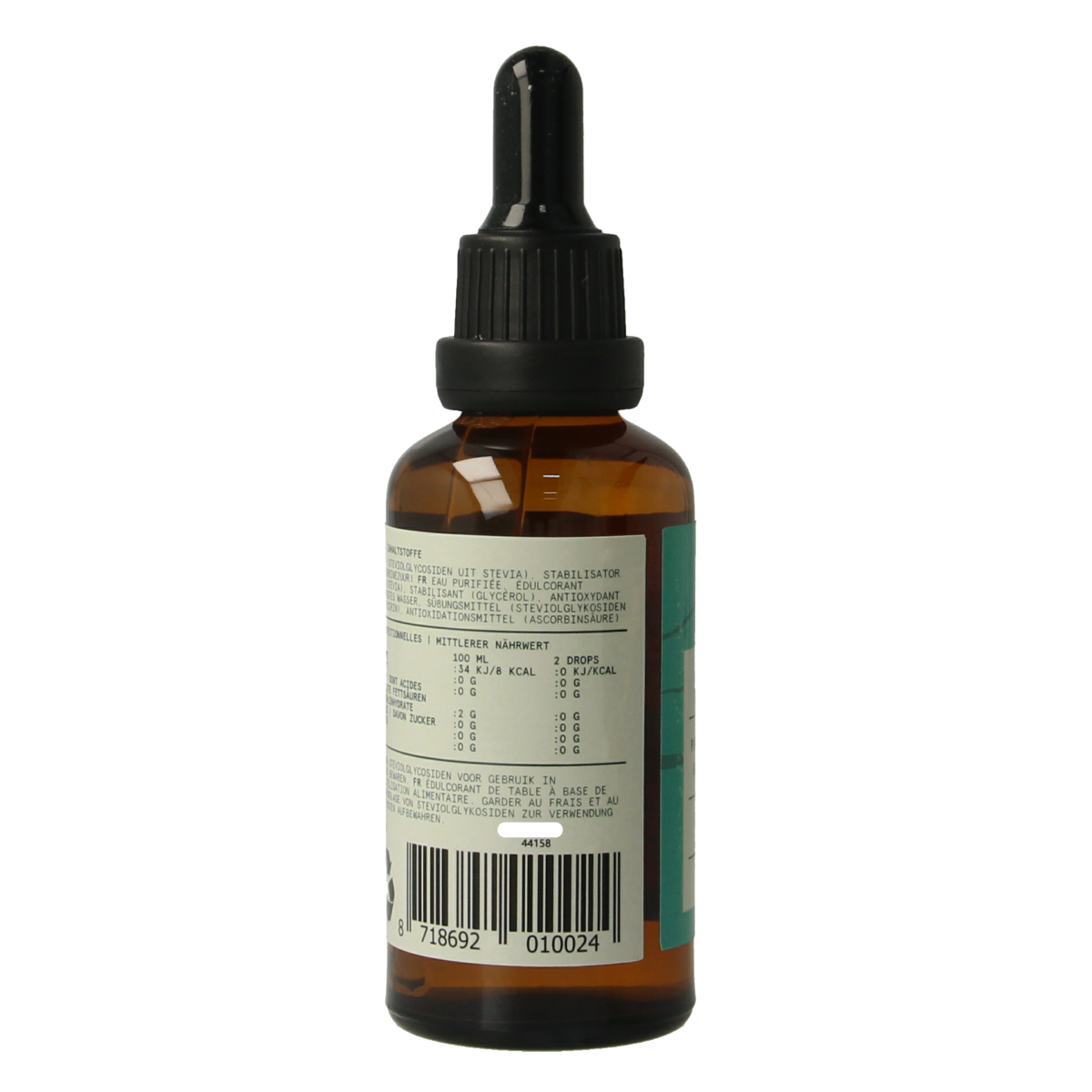 Green Sweet natural liquid stevia in 50ml bottle, a sweetener from the suikers en zoetstoffen category, with a green label.