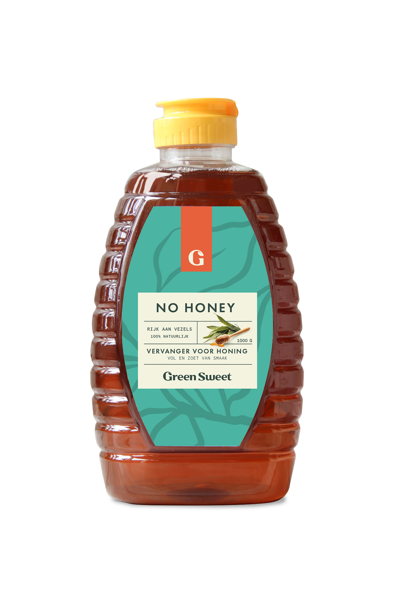 Green Sweet Honey substitute in a 1000g container, suitable for cooking and baking, from Green Sweet brand.
