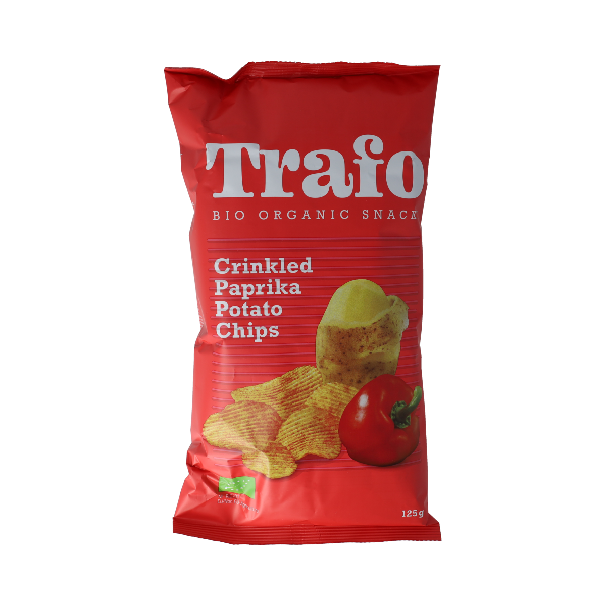 Trafo Ribbelchips paprika bio 125.00 Gram