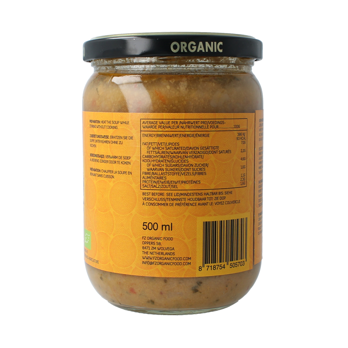 Yakso Soto Katjang Bio sauce in a 500ml bottle, a natural seasoning and flavor enhancer from Yakso.