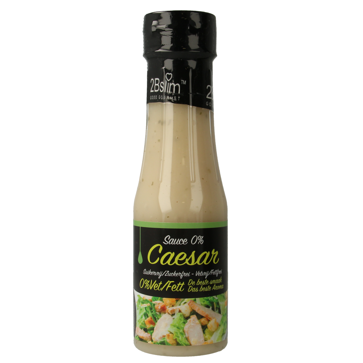 2bslim Caesar dressing 250ml bottle, creamy salad sauce from Sauzen en Smaakmakers collection.
