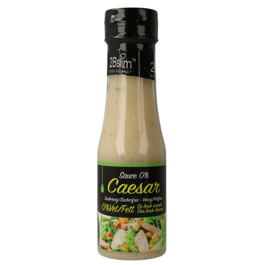 2bslim Caesar dressing 250ml bottle, creamy salad sauce from Sauzen en Smaakmakers collection.