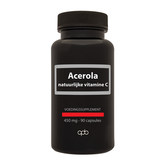 APB Holland Acerola natuurlijke vitamine C puur 450mg 90.00 Vegetarische capsules