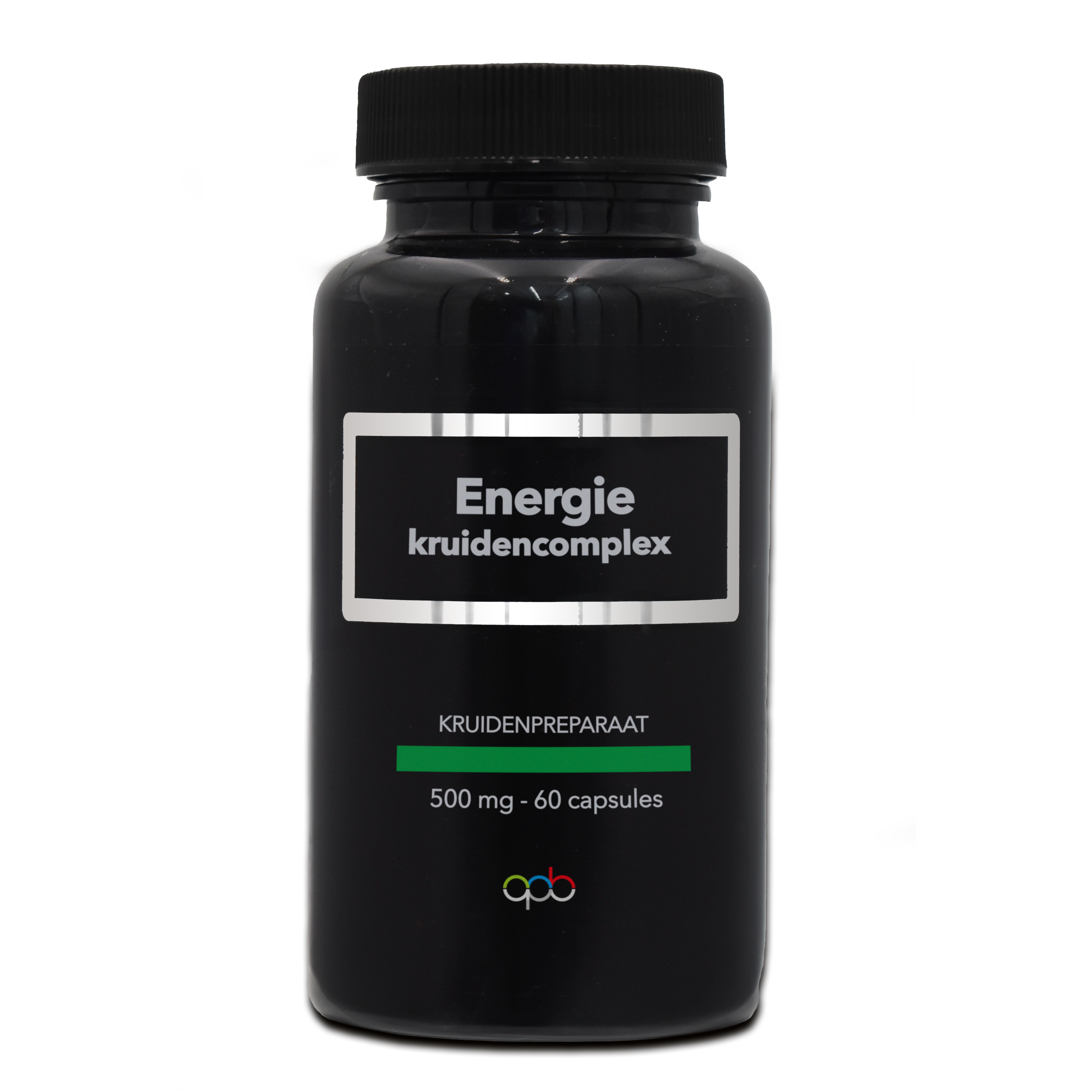 APB Holland Energie kruidencomplex capsules, 500mg, 60 count, herbal supplement in blister pack.