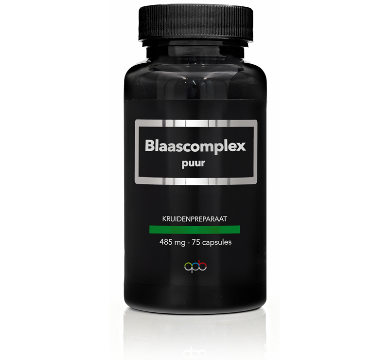 APB Holland Blaascomplex puur vegetarian capsules, 485mg, multivitamin supplement in a white container with orange label