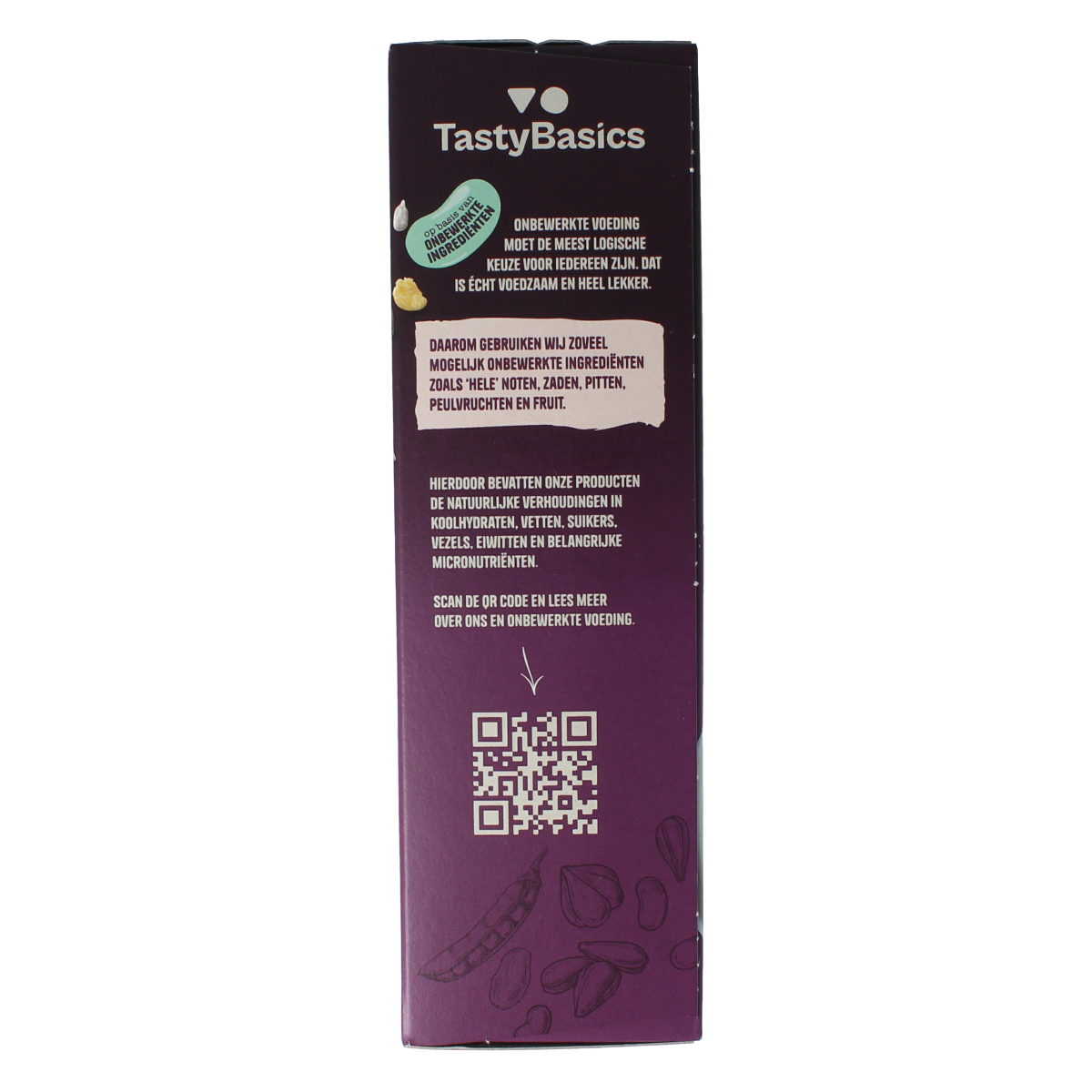 TastyBasics high-protein granola with nuts and seeds in a 350g package, perfect for a nutritious breakfast.