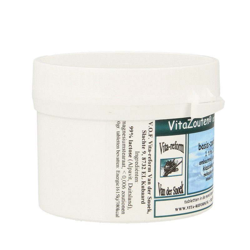 Bottle of Vitazouten Compositum basis mineral supplement tablets, showing 360 tablets in the container.