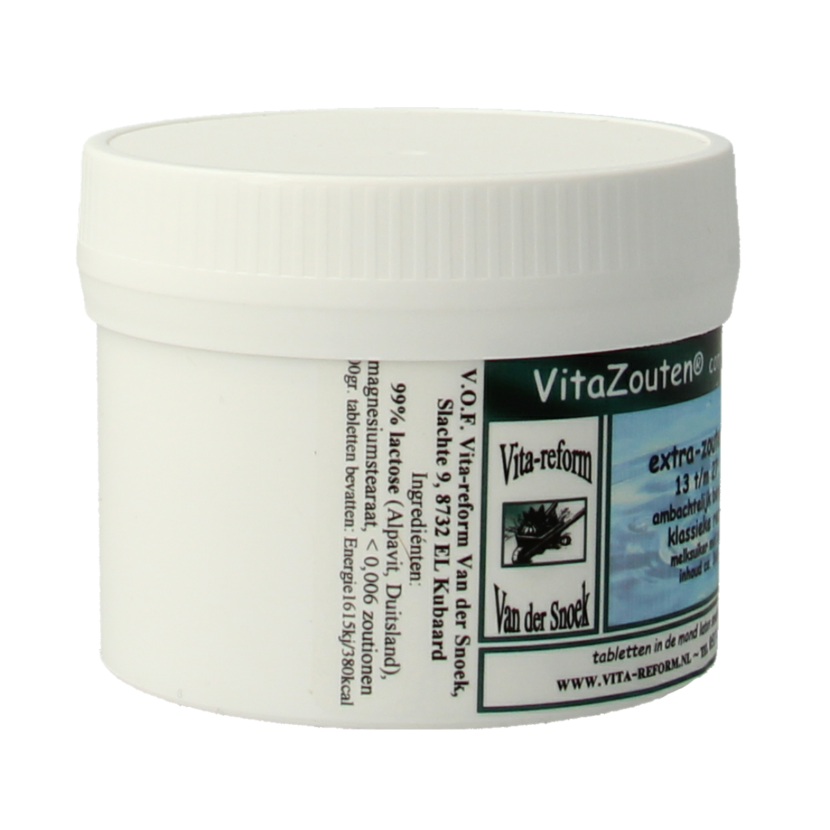 Vitazouten Compositum extra mineral supplement tablets, showing a blister pack of 360 multi-mineral tablets.