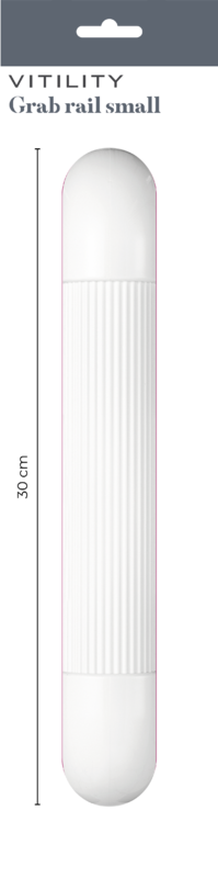 Small 30cm Vitility bathroom and toilet grab bar, wall-mounted support for stability and safety