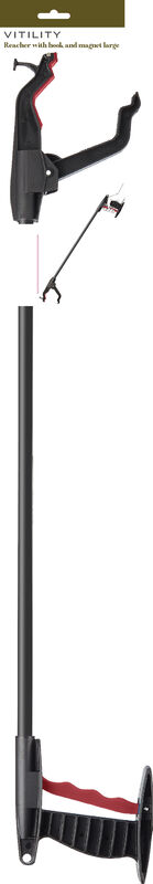 Vitility Grijper with hook and magnet, large size, ideal for home and comfort use, shown with the product's features.