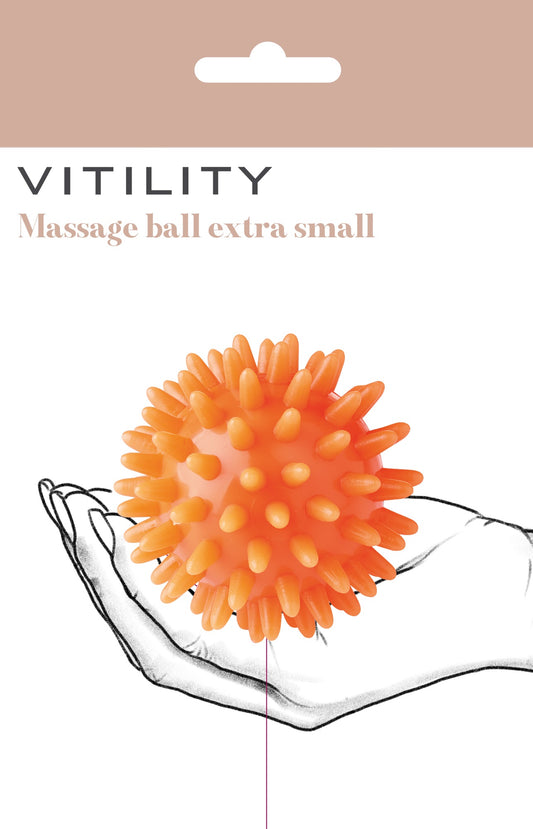 Small Vitility massage ball for exercise and therapy, shown in the image, ideal for muscle relief and physical therapy.