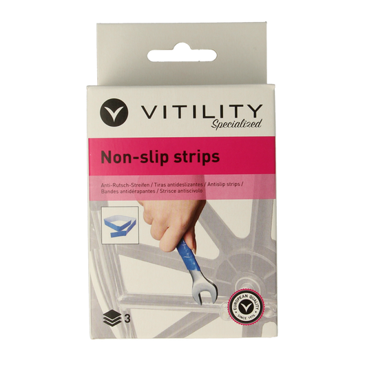 Vitility antislip strips for kitchen floors, set of 3, providing safety and grip to prevent slips and falls.