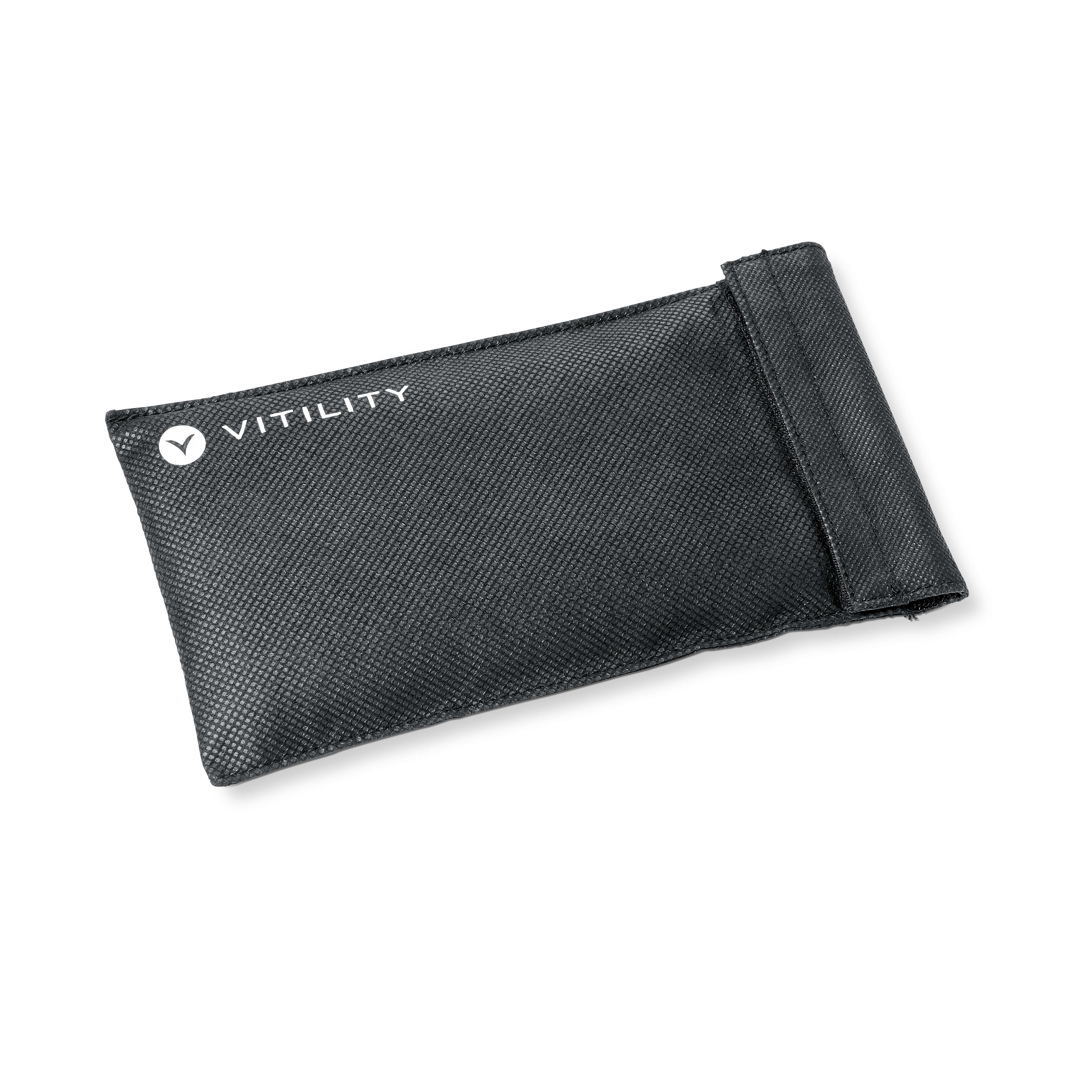 Vitility Koeltas travel accessory bag with zipper for organizing small items, in a compact design.