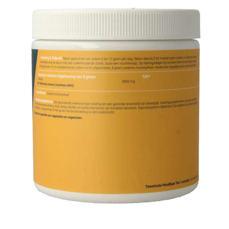 Fittergy Creatine Monohydrate 400g container, dietary supplement for muscle performance, with label showing product details.