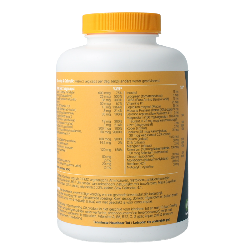 Fittergy Multi Health Man vegetarian capsules, dietary vitamin supplement, 120 count, softgel capsules.