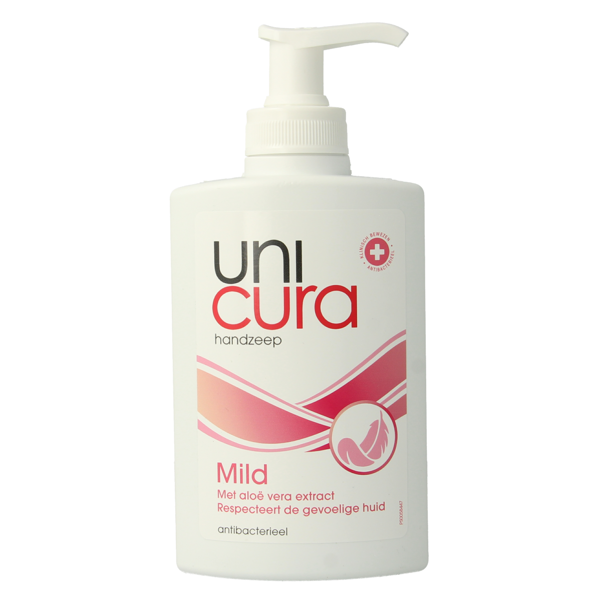 Unicura Handzeep mild hand soap in 250ml bottle, gentle hand care product for soft, clean hands.