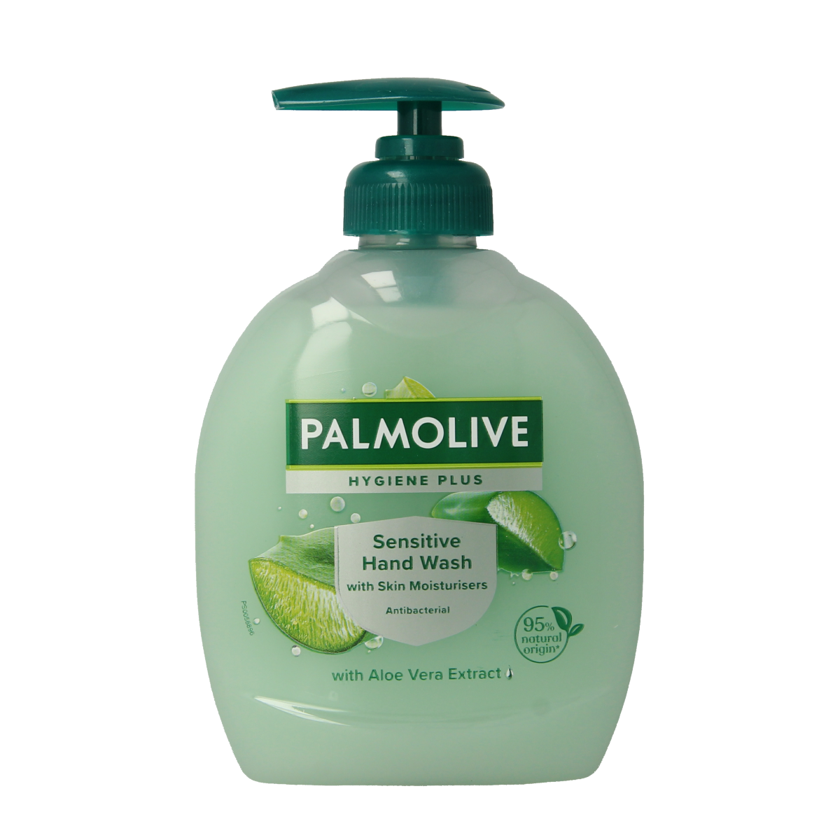 Palmolive Hygieneplus sensitive hand soap in 300ml bottle, gentle hand care product with soothing formula.