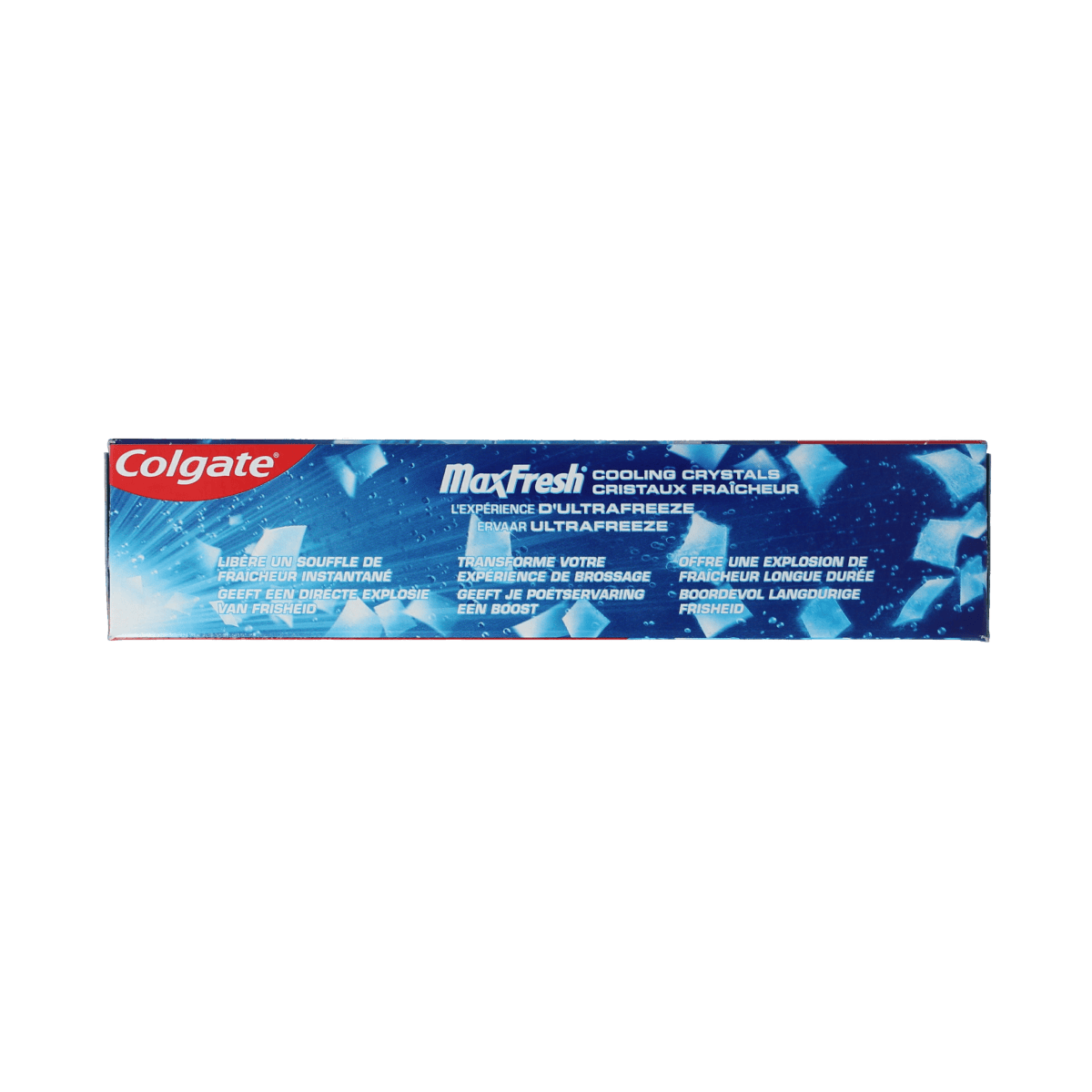 Colgate Max Fresh Cooling Crystals toothpaste 75ml tube with minty freshness and vibrant packaging.