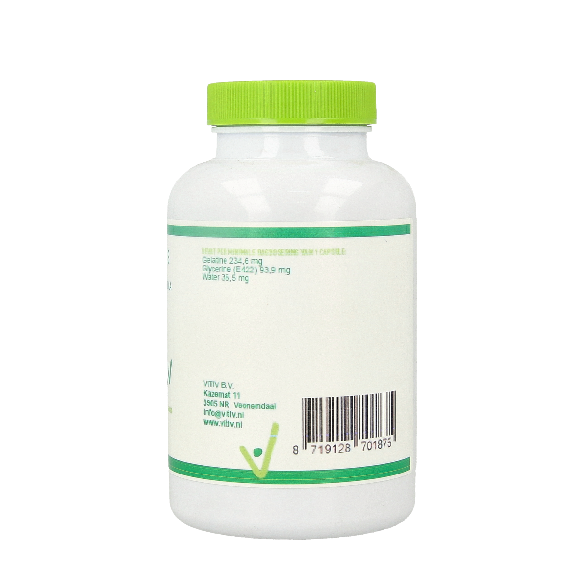 Vitiv Borage Oil 100 Softgels bottle, dietary supplement with borage oil capsules for skin and health support.