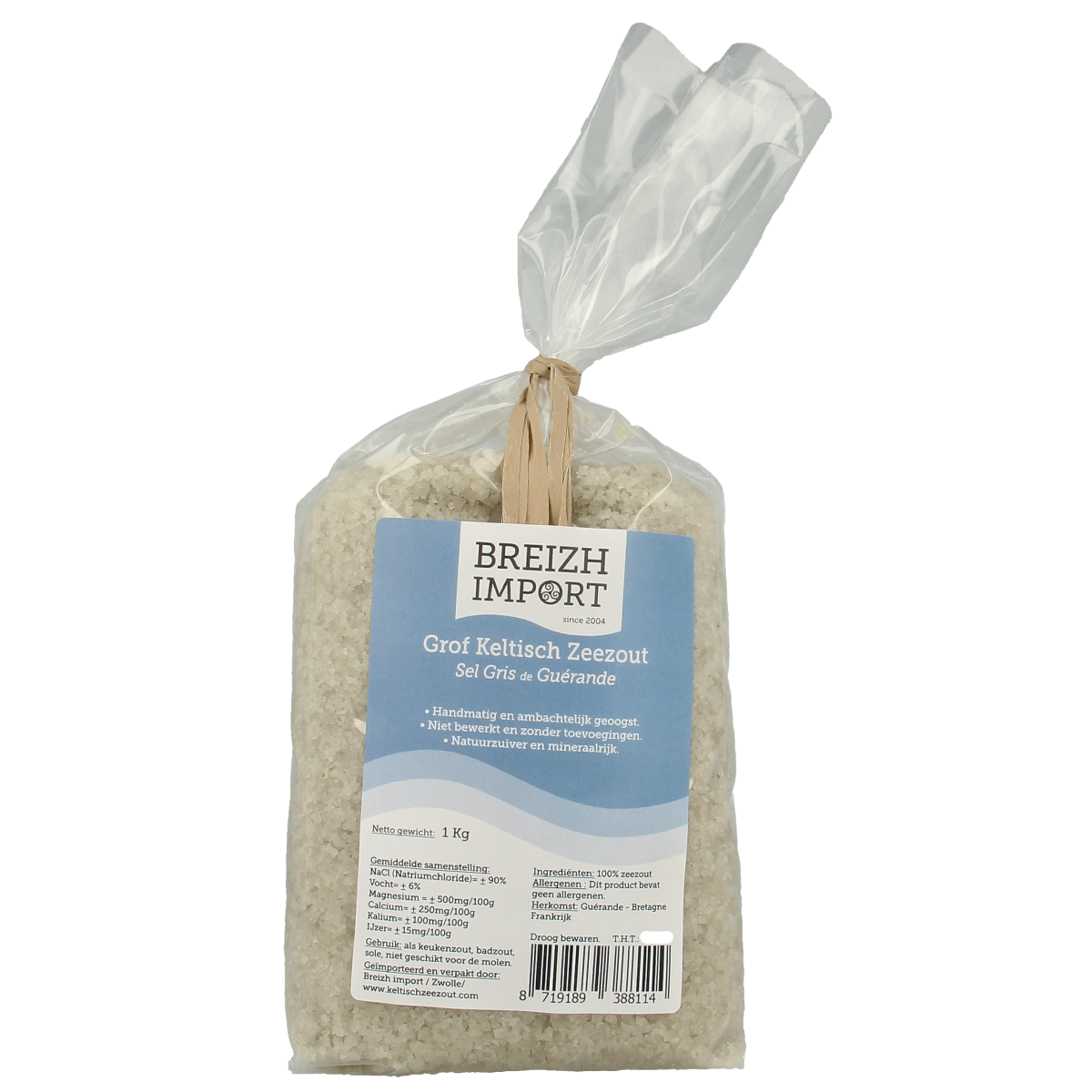 Breizh Import Grof keltisch zeezout 1.00 Kilogram