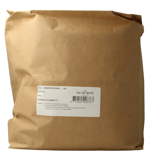 Jacob Hooy sennepeulen heel in 1kg bag, a natural spice for cooking, part of kruiden, zouten en maaltijdmixen collection