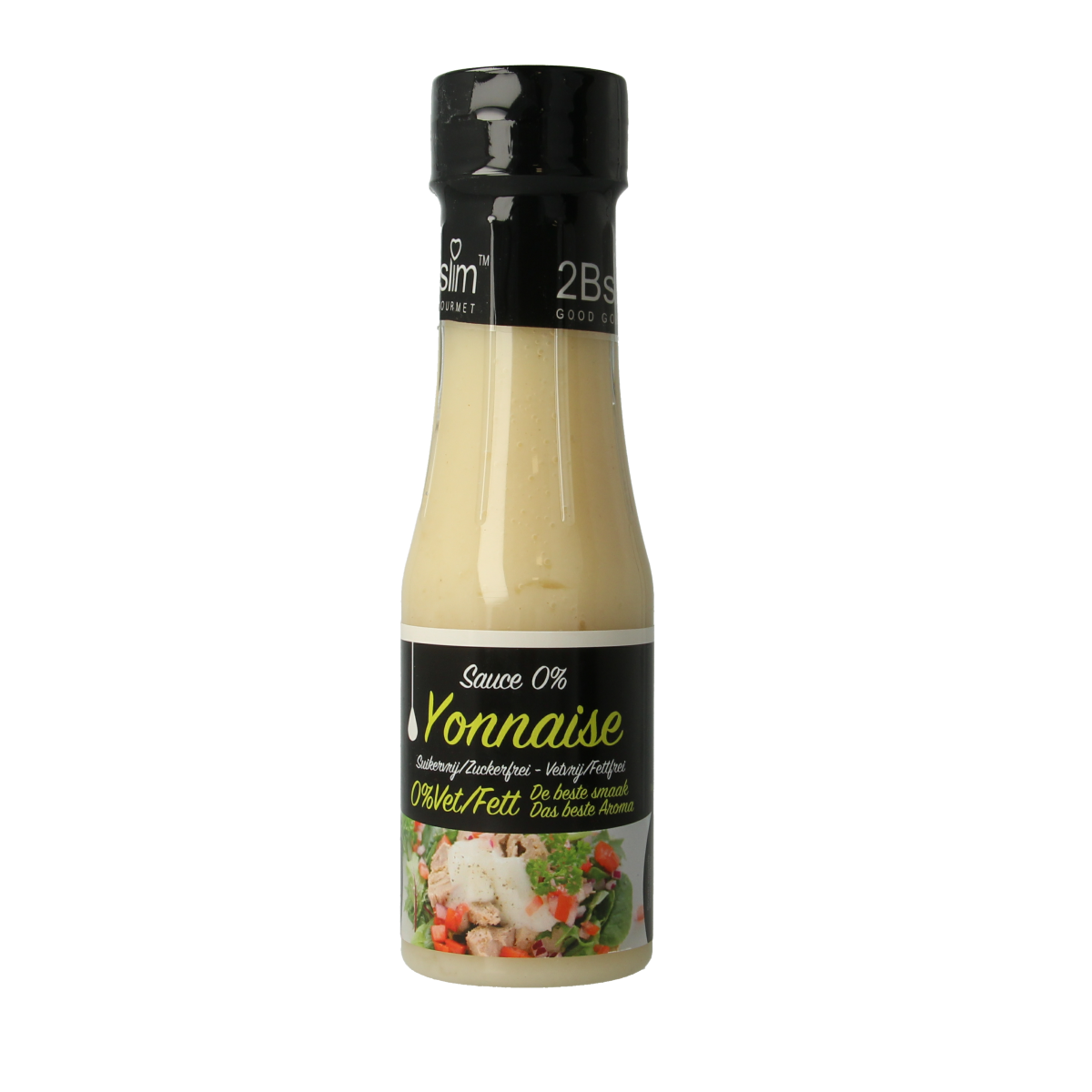 2bslim Yonnaise sauce in 250ml bottle, a creamy mayonnaise condiment from the sauces and flavorings category.