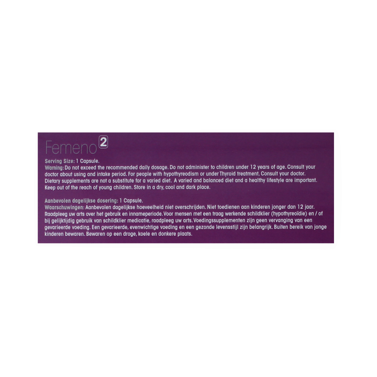ReAge Femeno 2 60.00 Capsules