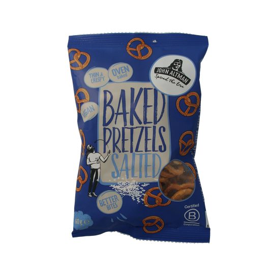John Altman Op=Op Baked pretzels sea salt mini 60.00 Gram