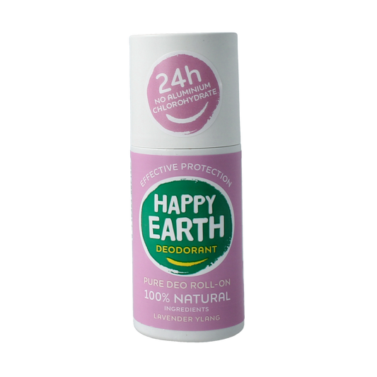 Happy Earth Pure deodorant roll-on lavender ylang 75.00 Milliliter