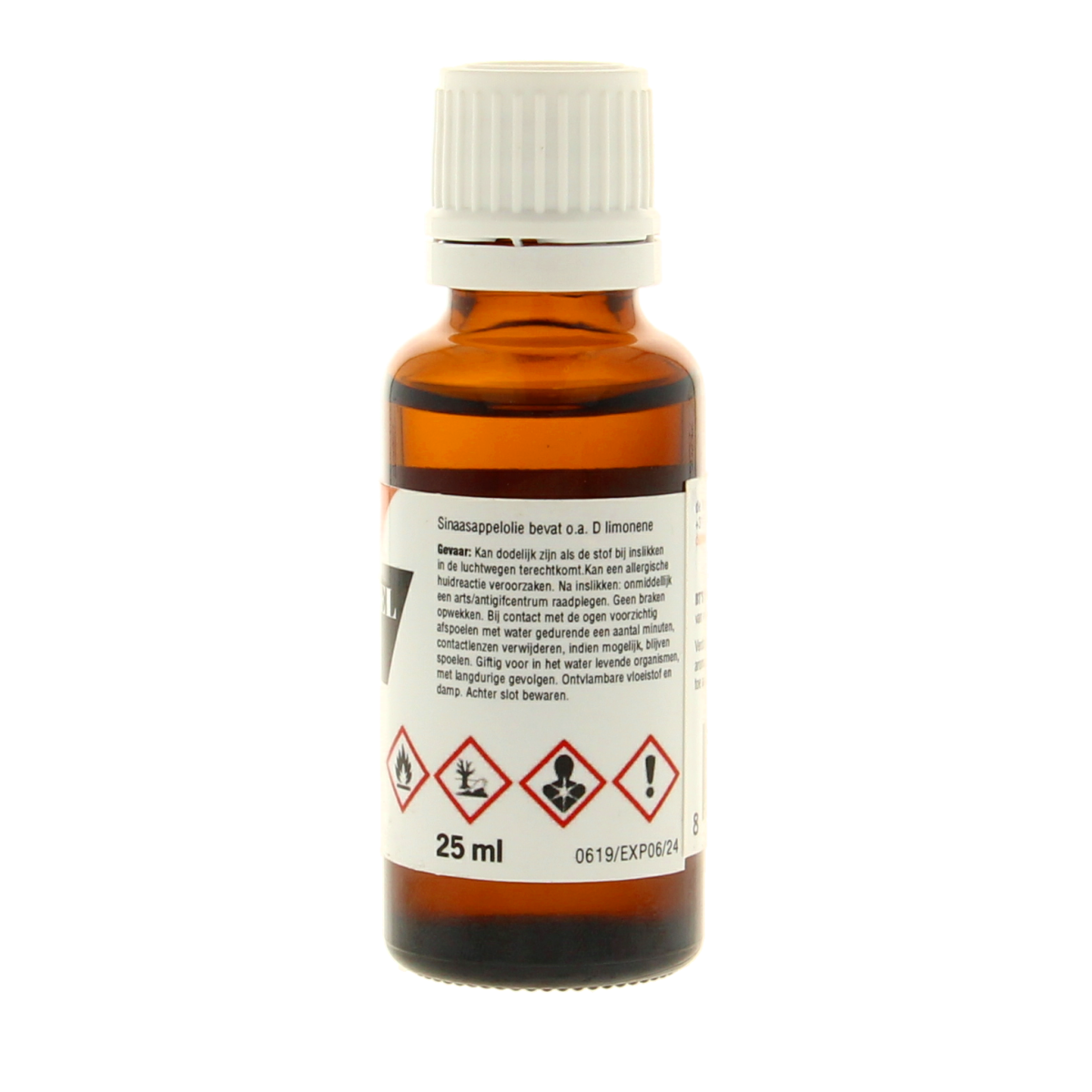 BT'S Sinaasappel etherische olie in 25ml bottle, natural orange citrus essential oil from BT'S for aromatherapy.