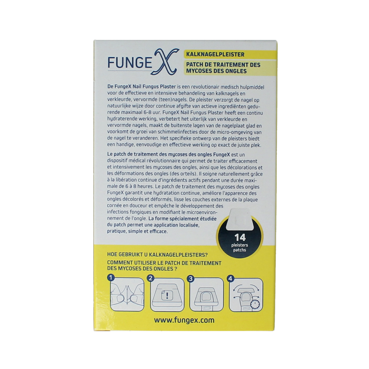 Fungex Kalknagel pleister forte 14.00 Stuks