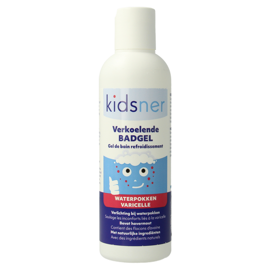 Kidsner Waterpokken Bad en Douche bottle, 150ml, featuring the Kidsner brand label and product details on the packaging