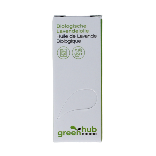 Greenhub Lavendel etherische olie in 10ml bottle, natural lavender essential oil for aromatherapy and relaxation.