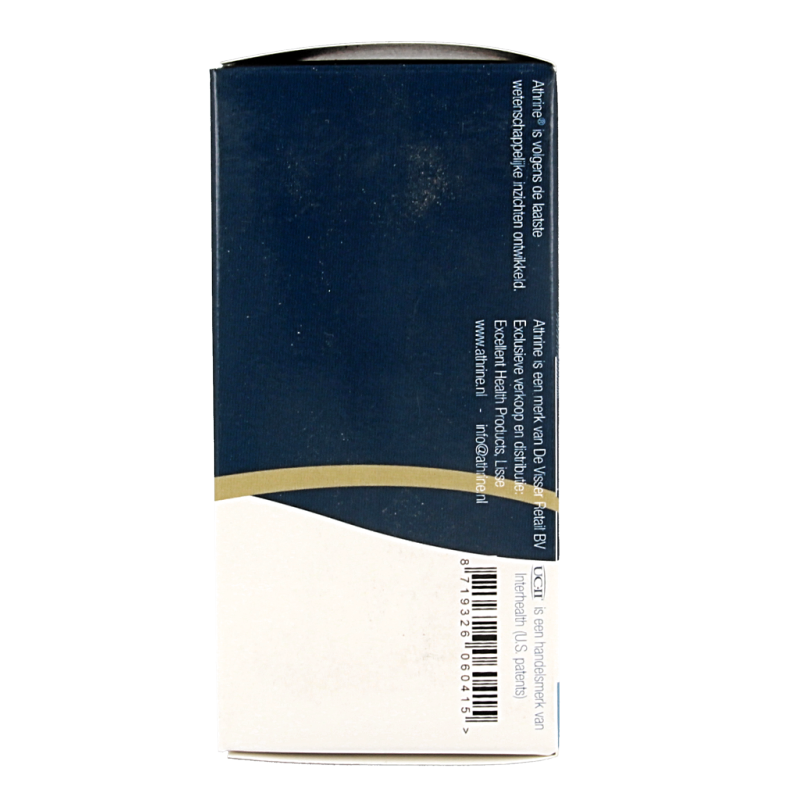 Athrine Athrine PRO UC-II Cavacurmin and Vitamin D3 capsules, herbal supplement for joint support, 90 capsules shown in image.