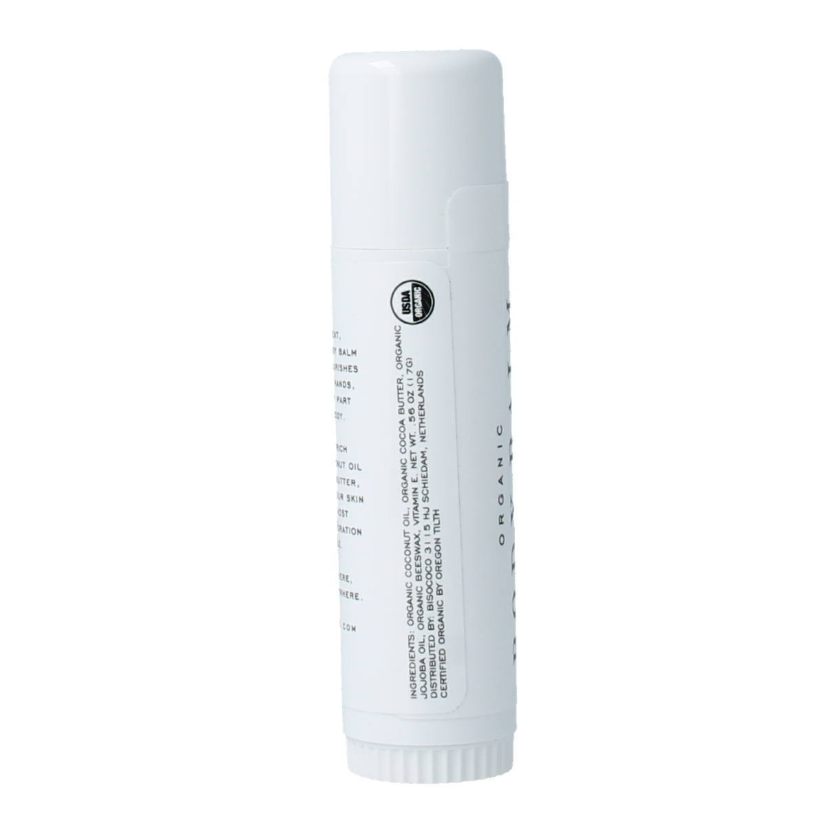 Bisococo Body moisturizing stick 17g, natural skincare product, creamy texture, suitable for nourishing and hydrating skin.