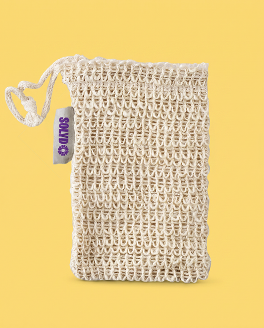 Solyd bathroom and toilet pouch, 1 piece, with a white and blue design, suitable for cleaning and hygiene purposes.