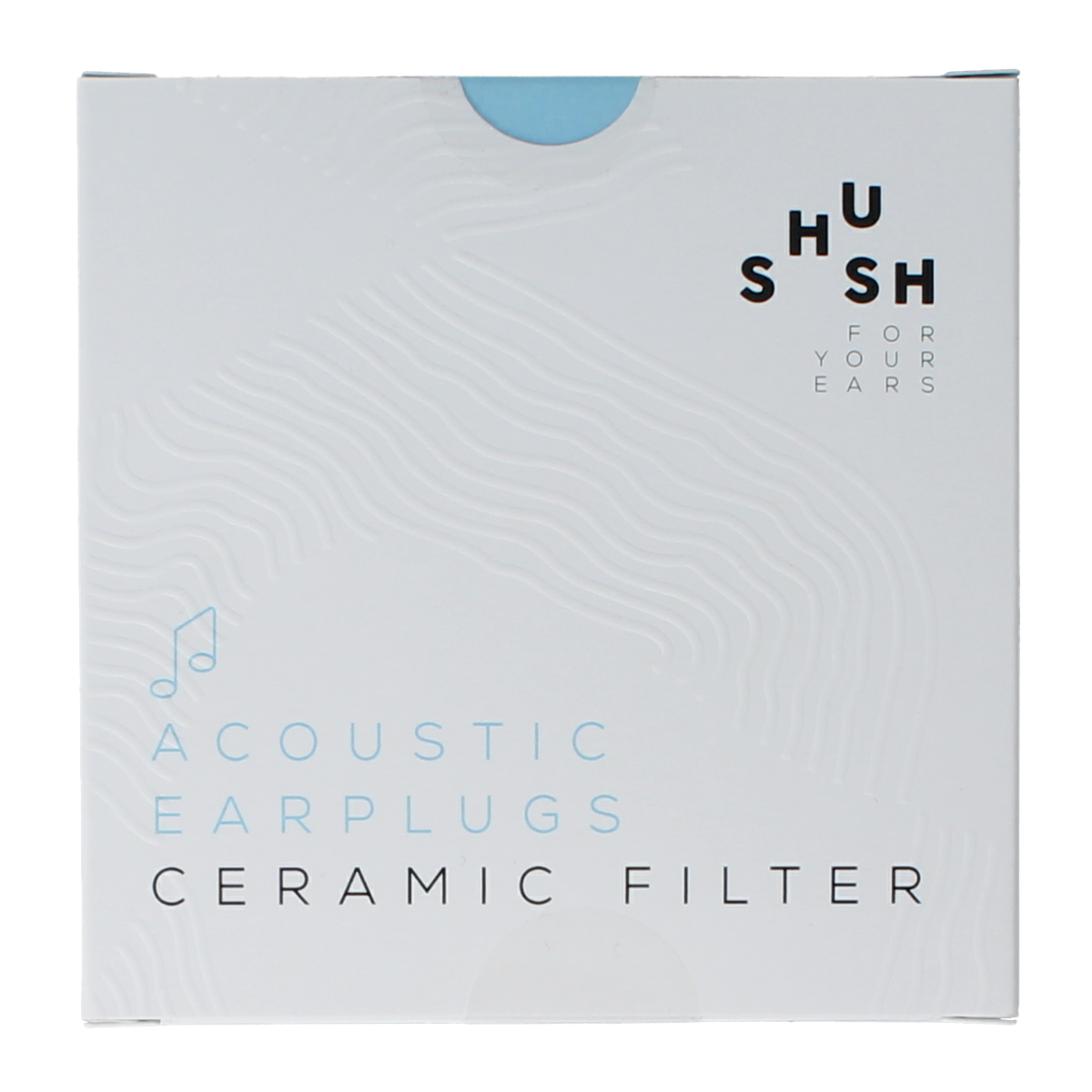 Shush Muziek gehoorbescherming oordoppen, 1.00 paar, designed to protect ears from loud sounds with comfortable fit