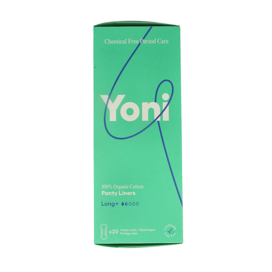 Yoni inlegkruisjes lang dameshygiëne, 20 stuks, soft absorbent pads for feminine comfort and protection.