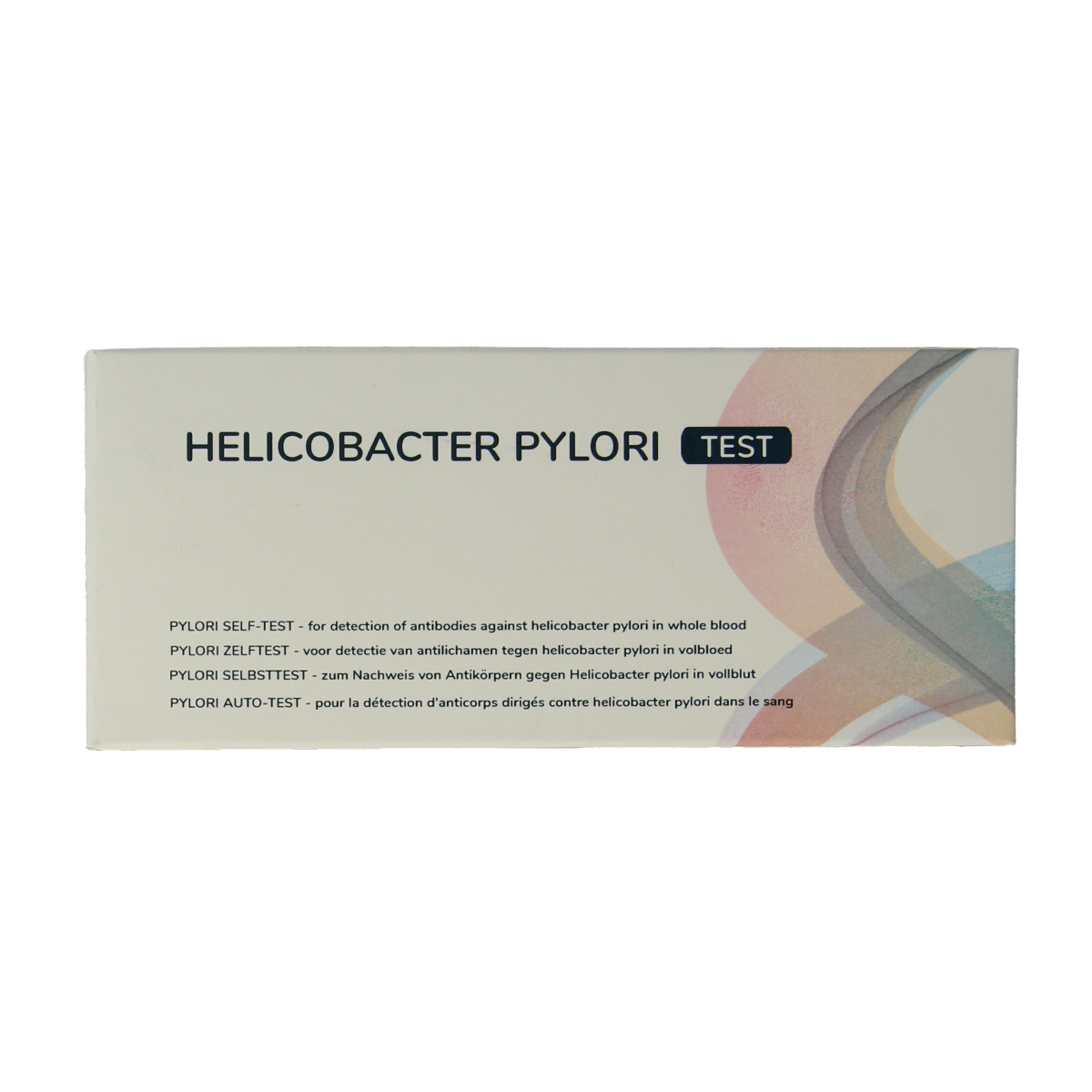 The Tester Helicobacter pylori self-test kit with one testing device, used for at-home H. pylori infection detection.