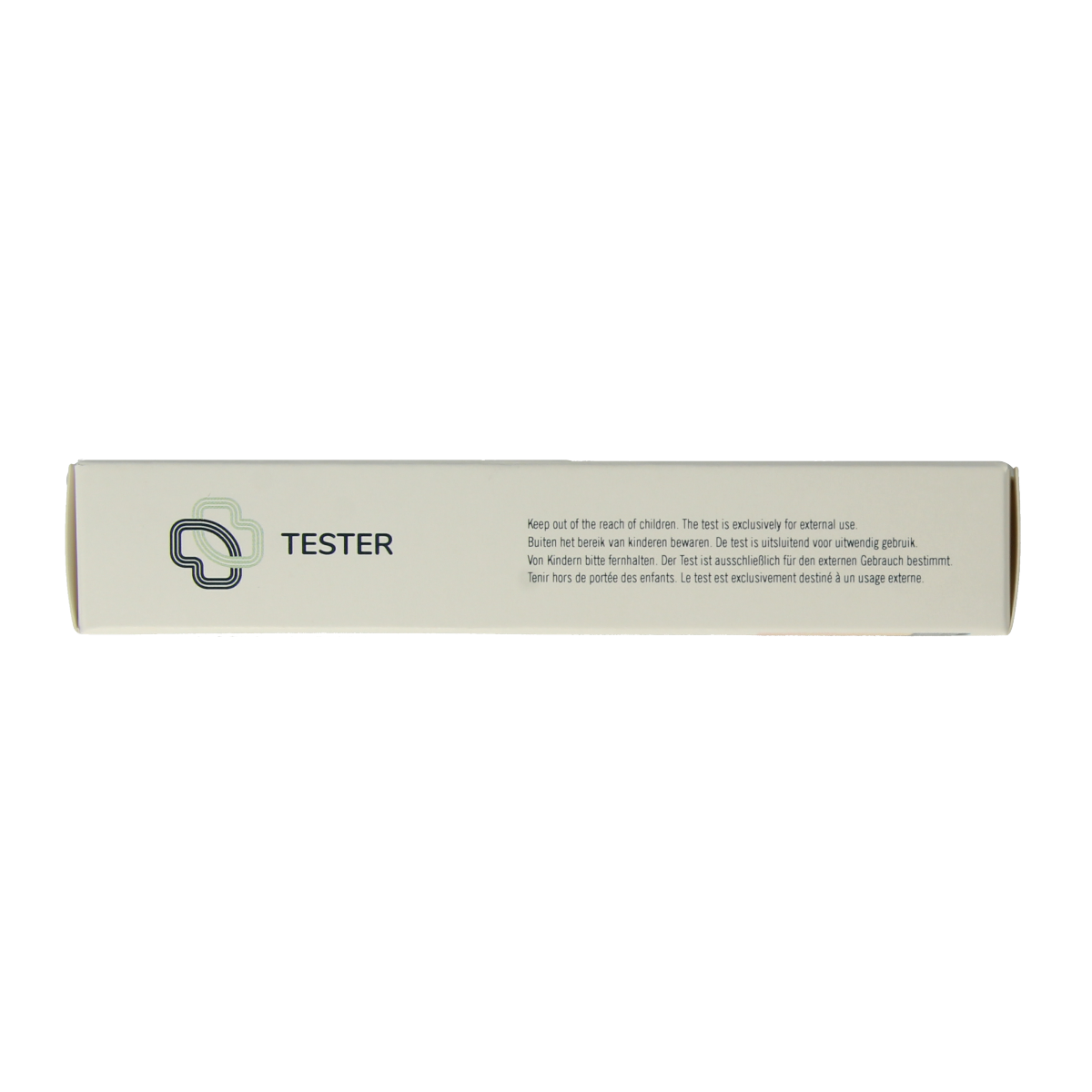 The Tester Helicobacter pylori self-test kit with one test strip, used for detecting H. pylori infection at home.