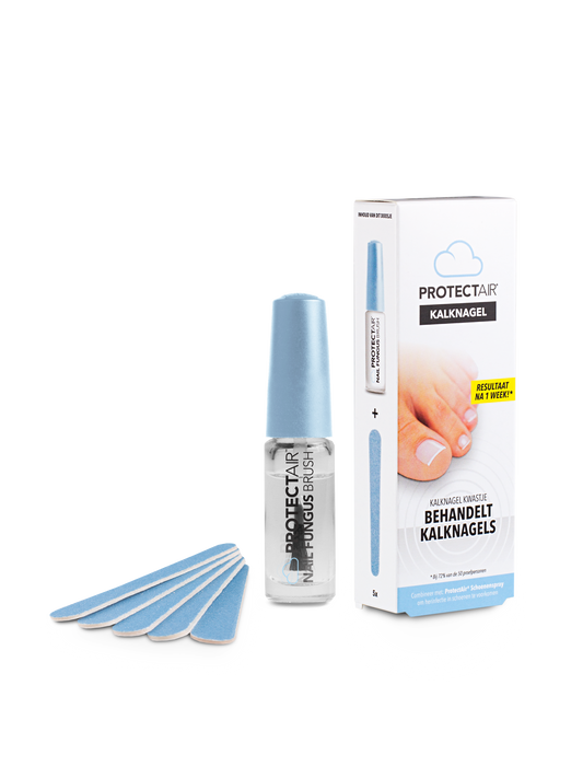 Protectair Kalknagel kwastje set for toenail care, featuring precision applicator for effective foot and nail treatment.