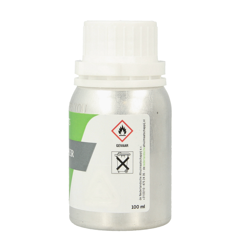 BT'S Ether 100ml cleaning product in a clear bottle with a black cap, used for cleaning purposes.